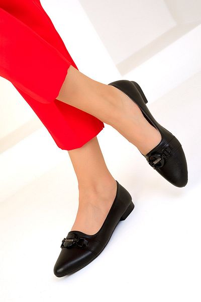 SOHO Women's Black Ballerinas - Model 19420