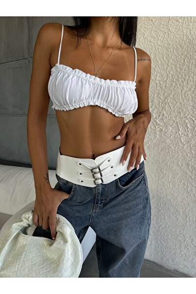 Fiori Curea elastică cu trei catarame pentru femei, centură de haină, centură de cămașă, centură de rochie