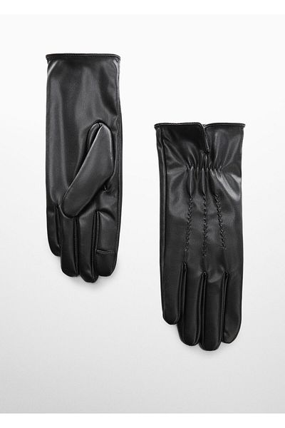 MANGO Gloves Black Women57017748