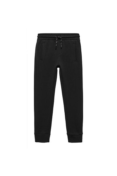 MANGO Boy's Black Pants -67130659