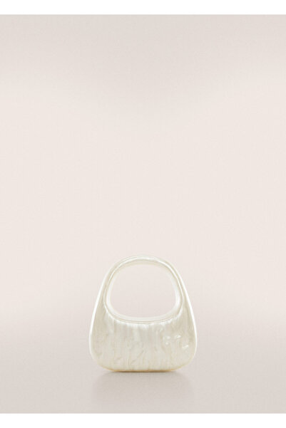 MANGO Fildişi Kadın  Omuz Çantası 67096745