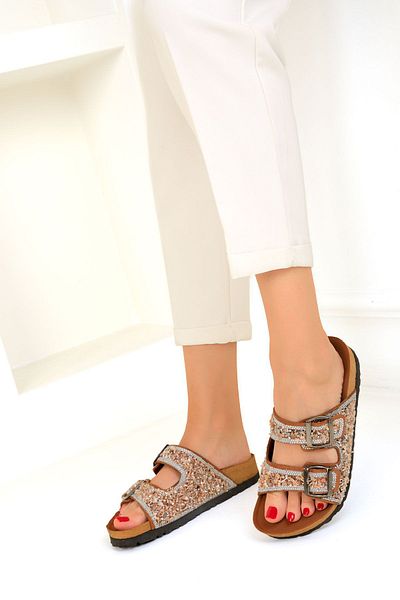 SOHO Tan Women's Slippers - Model 19426