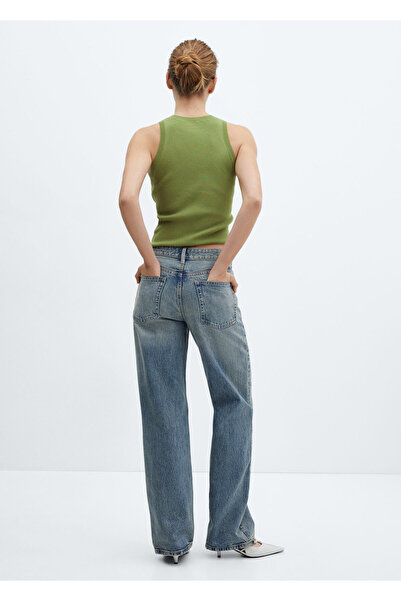 MANGO Yeşil Kadın  Bluz 67087115