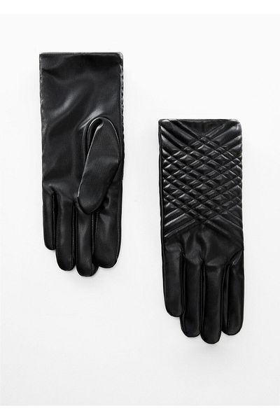 MANGO Woman Women's Gloves Black57037742