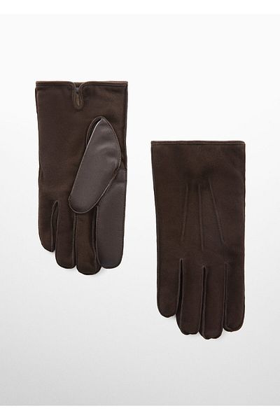 MANGO Man Men's Glove57078268 - Brown
