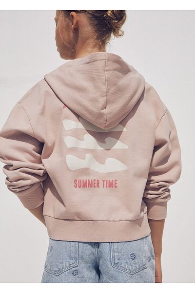 MANGO Pink Girls' Sweatshirt 67097132