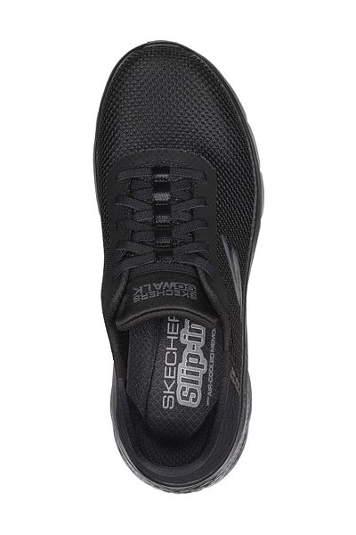 SKECHERS Černé vycházkové boty pro ženy a dívky