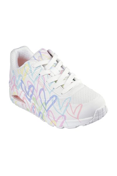 SKECHERS Pantofi albi de alergare și antrenament pentru femei și fete