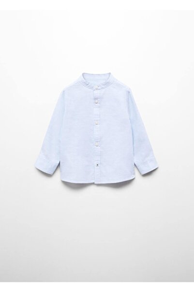 MANGO Baby Hakim yaka keten gömlek