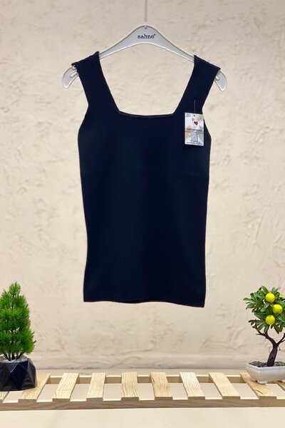 sahnemoda قميص داخلي طويل بياقة مربعة