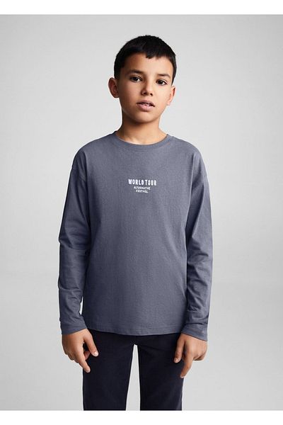 MANGO Kids Μήνυμα T-Shirt