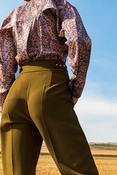 KAMEYA YIRTMAÇ DETAYLI PANTOLON 23W20124