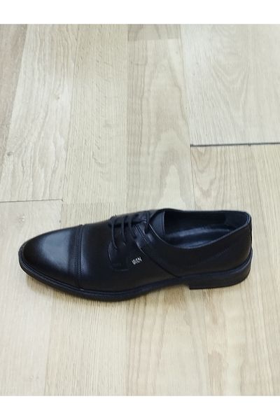 Berenni Pantofi de iarnă pentru bărbați din piele naturală cu talpă din cauciuc