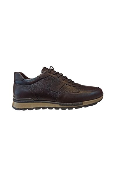 Voyager 5866 Mr Erkek Kahve Antik Hakiki Deri Kışlık Casual Ayakkabı