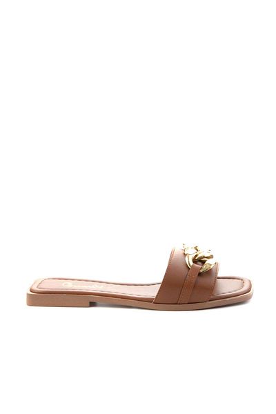 Bambi Tan Women's Slippers K04956128009