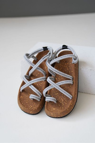 Ayakkabı Ateşi Thick Sole Gray Men's Daily Sandals