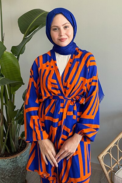 InStyle Помаранчевий віскозний подвійний комплект Serit Детальніше