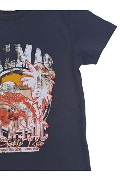 Çikoby Μπλουζάκι από βαμβακερό μισό μανίκι για αγόρι