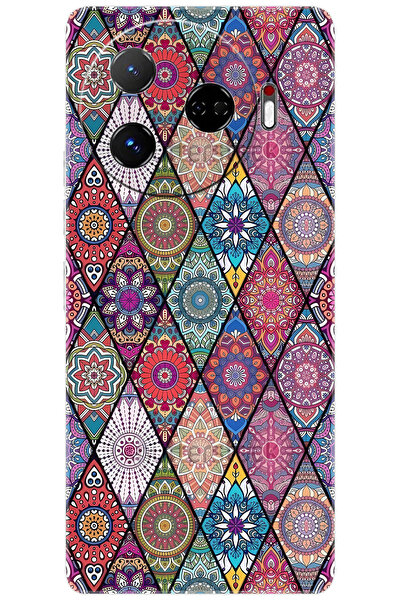 Camon Tecno 30 Pro (CL8) Uyumlu Kılıf Desen Baskılı Silikon Kilim Tasarım STK...