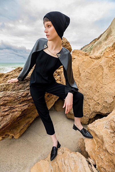 KAMEYA DERİ YAKALI  TULUM 24W22304