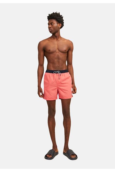Jack & Jones Badehose FIJI BLACK TAPE Schwimm-Shorts