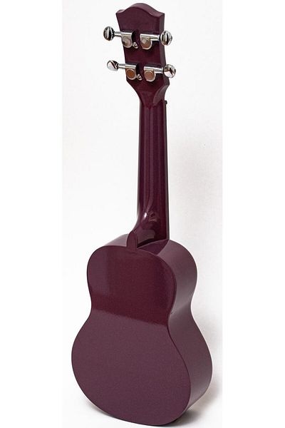 VALLER Uk110 - Chrome Colored Twirl Purple Soprano Ukulele