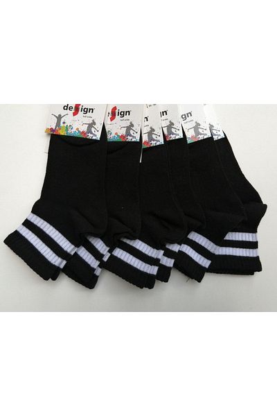 Design Socks 6 опаковки детски чорапи с дизайн на райе