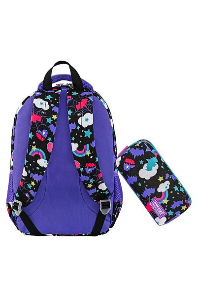 MUGGLE GothicGirl3 Compartment School Backpack and Pen Holder Set