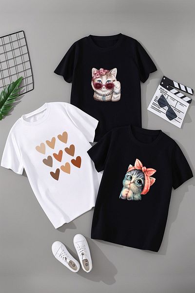 VASK Ready Unisex Children's T-Shirt - Pack of 3