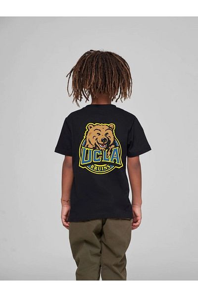 MODADEER Children's Oversize Ucla Printed Cotton Crew Neck T-Shirt