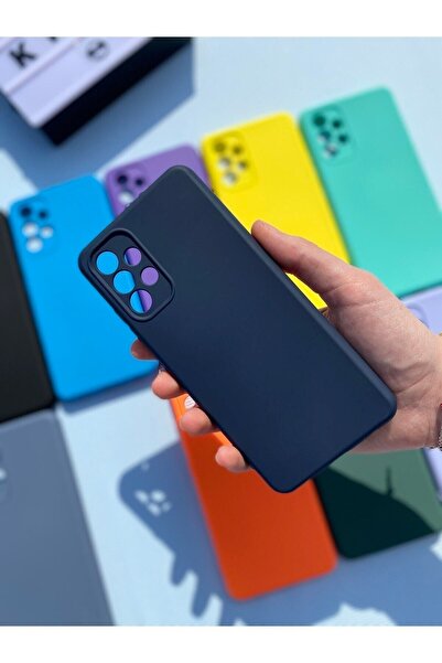 Eminkılıf حافظة إطلاق سامسونج جالاكسي A13 / A23 4G مع حماية للكاميرا - أزرق داكن