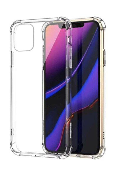 Genel Markalar Şeffaf Iphone 11 Uyumlu Köşeleri Airbag Korumalı Shield Siliko...