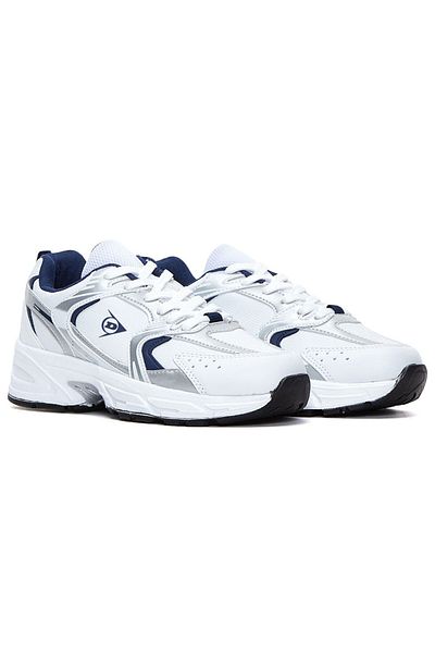 DUNLOP Dnp-2139-White/Navy Blue Men's Running Shoes