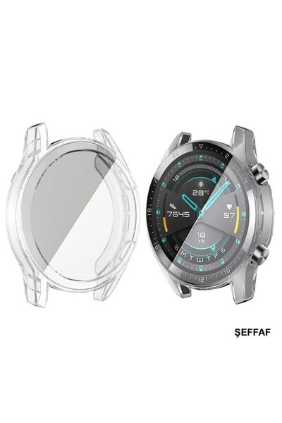 Cimricik Huawei Watch GT 46 Mm 360 Degree Case and Screen Protector (HIGH QUALITY)