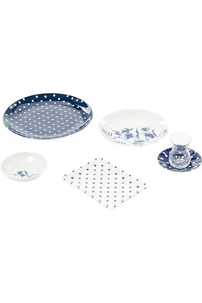 Porland Blossom 6-Person Breakfast Set - 30 Pieces 04POR034456