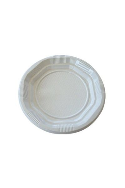 MG HOME 100 PCS Plastic Plates with 13.5 CM Width