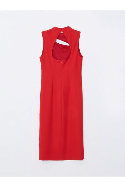 LC Waikiki Women's Stand Collar Dress - LCW