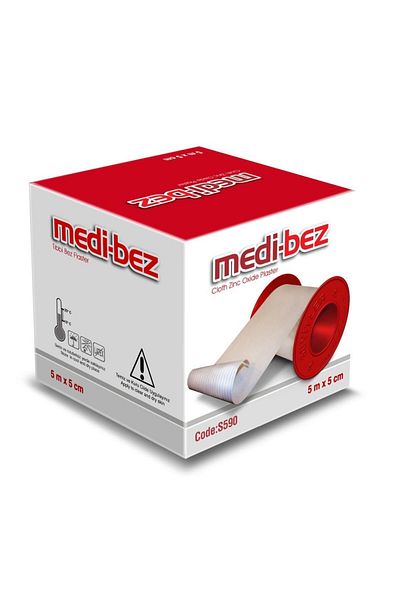 MEDİBEZ Cloth Flaster 5 Mt X 5 Cm 10 Pieces
