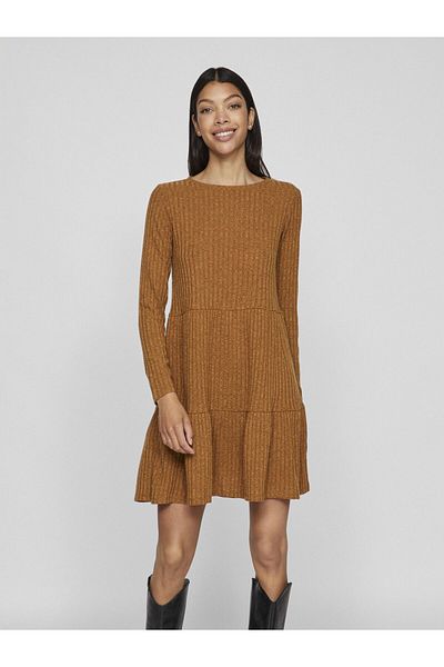 VILA Kurzkleid Langärmeliges