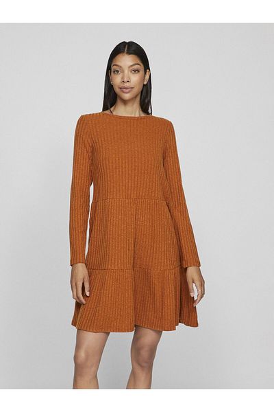 VILA Kurzkleid Langärmeliges