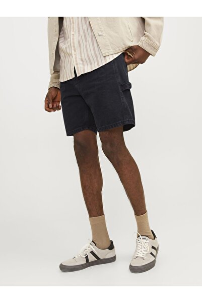 Jack & Jones jack jones Ανδρικά Τζιν Σορτς 12252814 Μαύρο