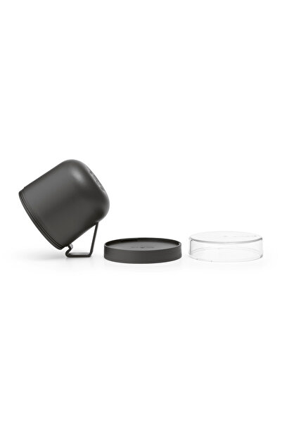 Brabantia 006-01-MAkE - Plain Low Gray Plastic Mug 600ML