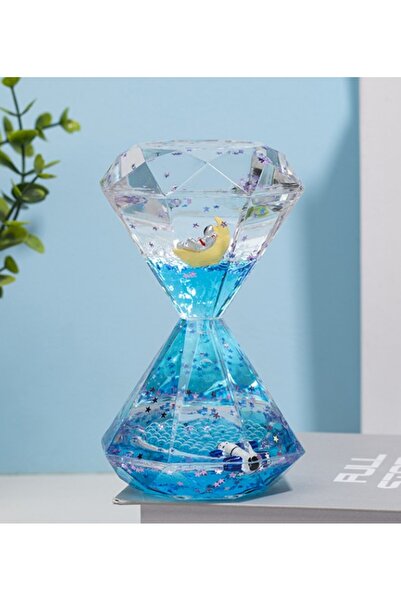 HEDİYE FİKRİ Astronot Tasarımlı Sulu Kum Saati Çocuk Çalısma Odası Kum Saati