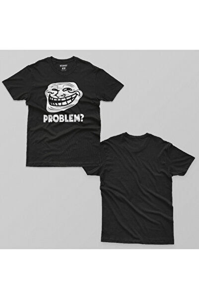 Crazy Tricou pentru bărbați - Troll Face Problem Design