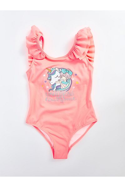 LC Waikiki LCW Rüschen-Badeanzug für Mädchen