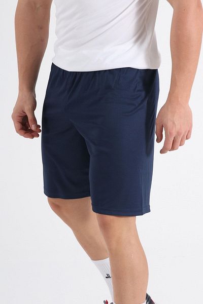 Diadora Transverse Checked Training Shorts Navy Blue