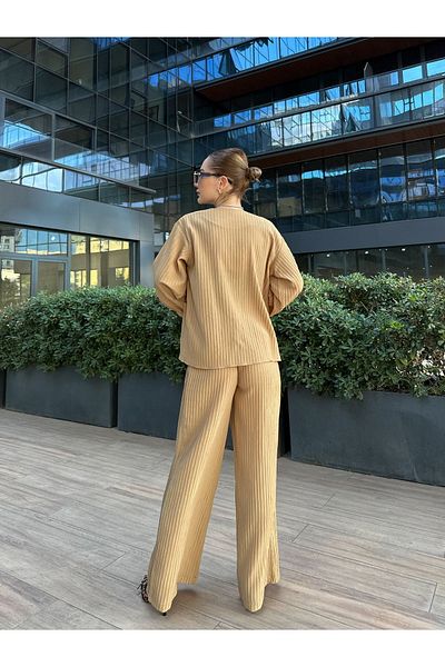 OUZ Fashion Women's - Pamela Fabric Padded Kimono and Trousers Set