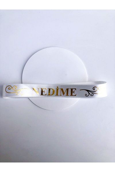 imzatasarım White Bridesmaid Ribbon Bridesmaid Oversleeve Ribbon Henna Night Wedding Supplies – Ribbon