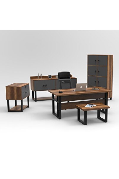 L'occi Concept March Abcdf Metal Ofis Masa Sehpa Keson Konsol Klasör Dolabı Büro Masa Takımı Barok