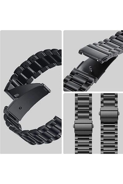 Fibaks ساعة هواوي Gt2e/gt2/gt2 Pro/gt3 Pro/gt4/gt5 Pro 46 ملم حزام ساعة معدني من الفولاذ المقاوم للصدأ